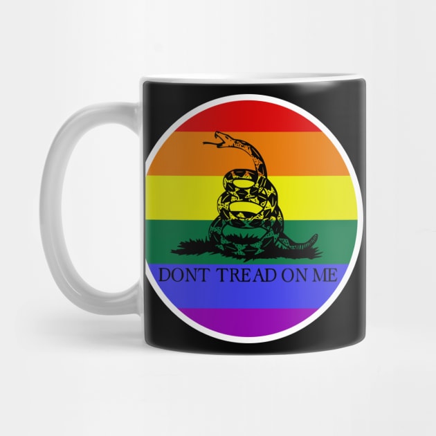 Rainbow Gadsden Flag by Shared Reality Shop